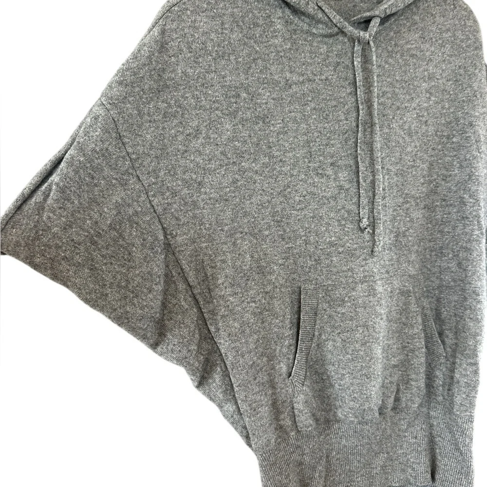 Vince Cashmere Poncho Sweater in Gray - Picture 6 of 11